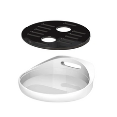 Pack Bac à gouttes et Grille de support Formula Pro Advanced Noir et Blanc